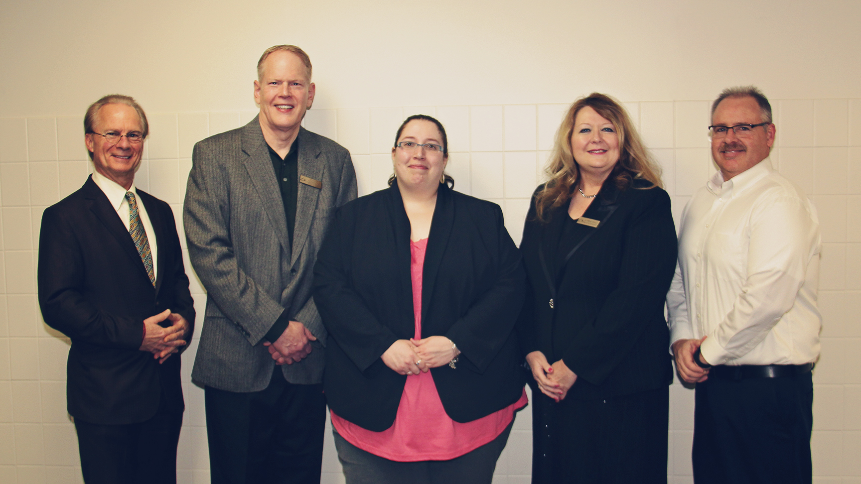 Group Photo (from left to right): Dr. Walter Asonevich, President of Pennsylvania Highlands Community College; Dr. Ted Nichols, Vice President of Academic Affairs and Student Services at Pennsylvania Highlands Community College; Jennifer Parizo, Community Education Specialist at the University of Maine at Fort Kent; Dr. Melissa Murray, Dean of School Partnerships at Pennsylvania Highlands Community College; and Joe Slifko, Accelerated College Education Faculty Coordinator. 